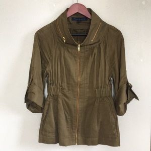 ‼️LAST CHANCE‼️FRENCH CONNECTION military zipupjkt